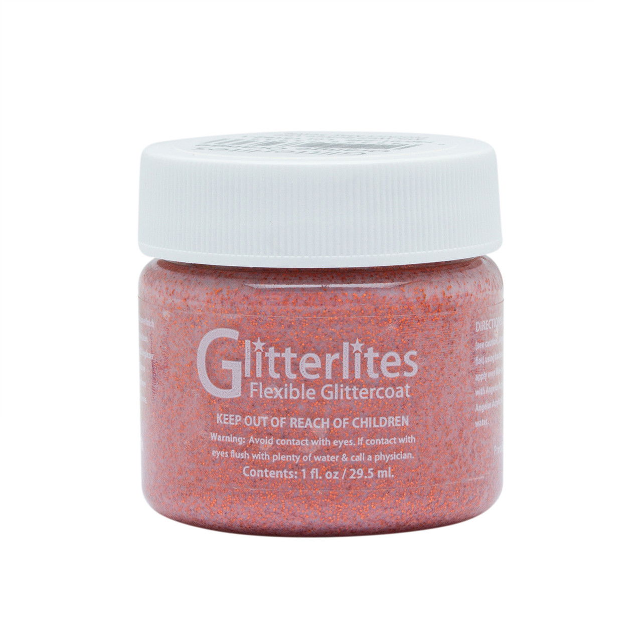 Angelus Glitterlites Paint 1 oz. Orange Orange - (1000083964)