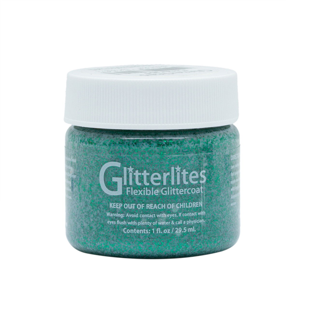 Angelus Glitterlites Paint 1 oz. Emerald - (1000083953)