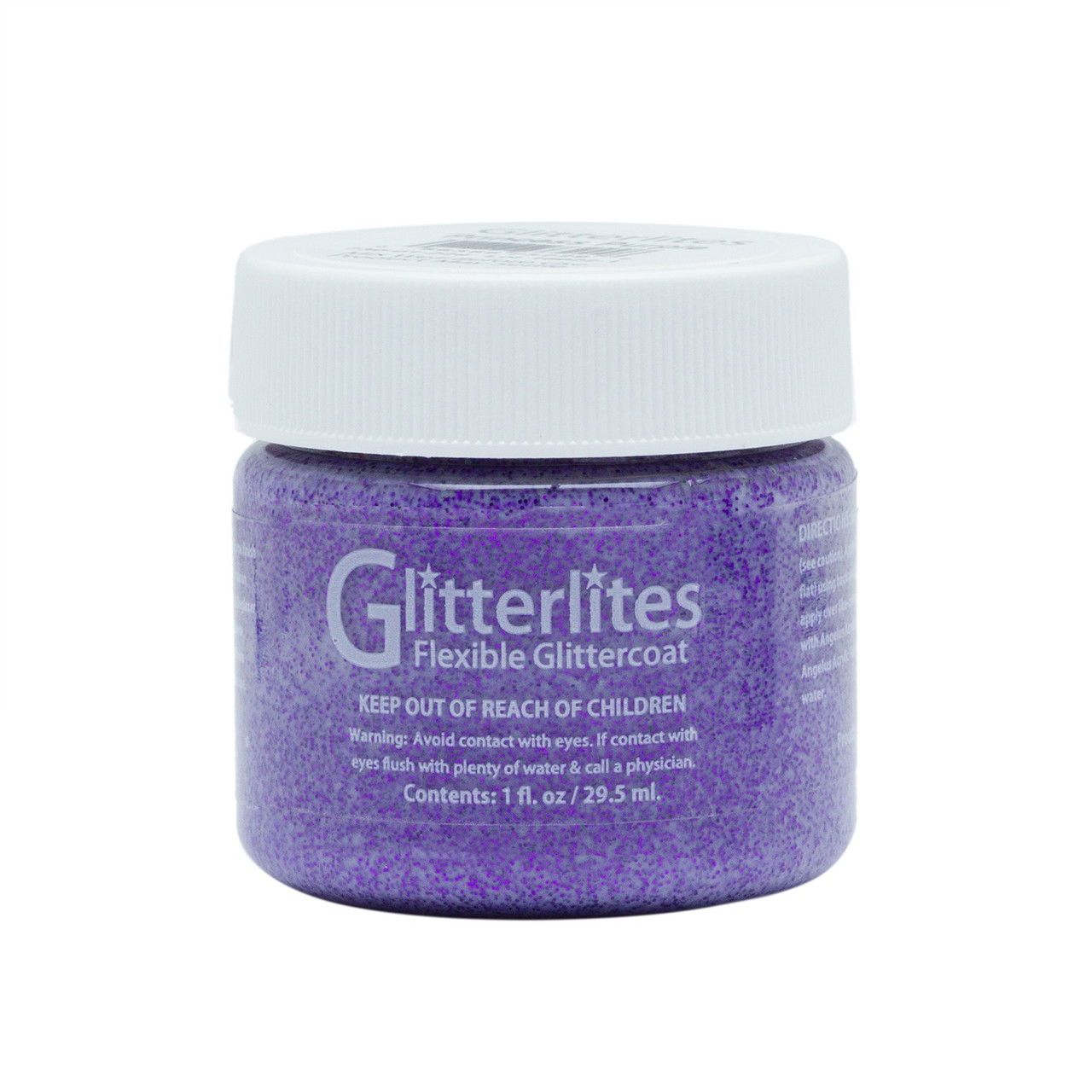 Angelus Glitterlites Paint 1 oz. Princess Purple - (1000083958)