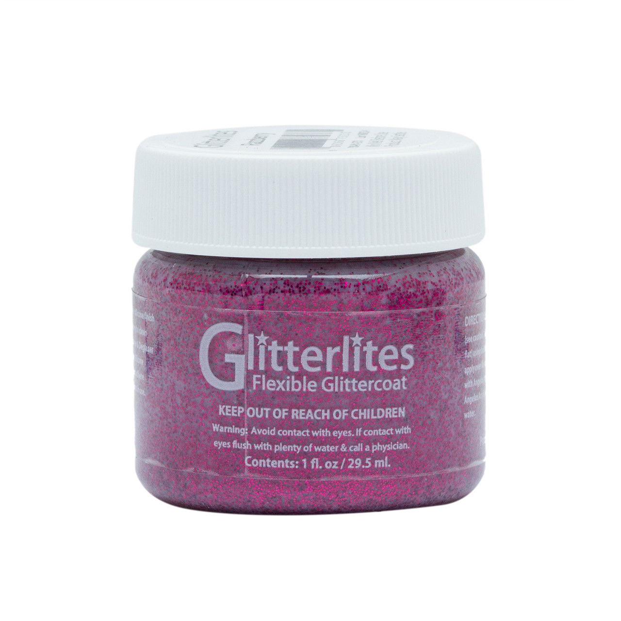Angelus Glitterlites Paint 1 oz. Razzberry - (1000083961)
