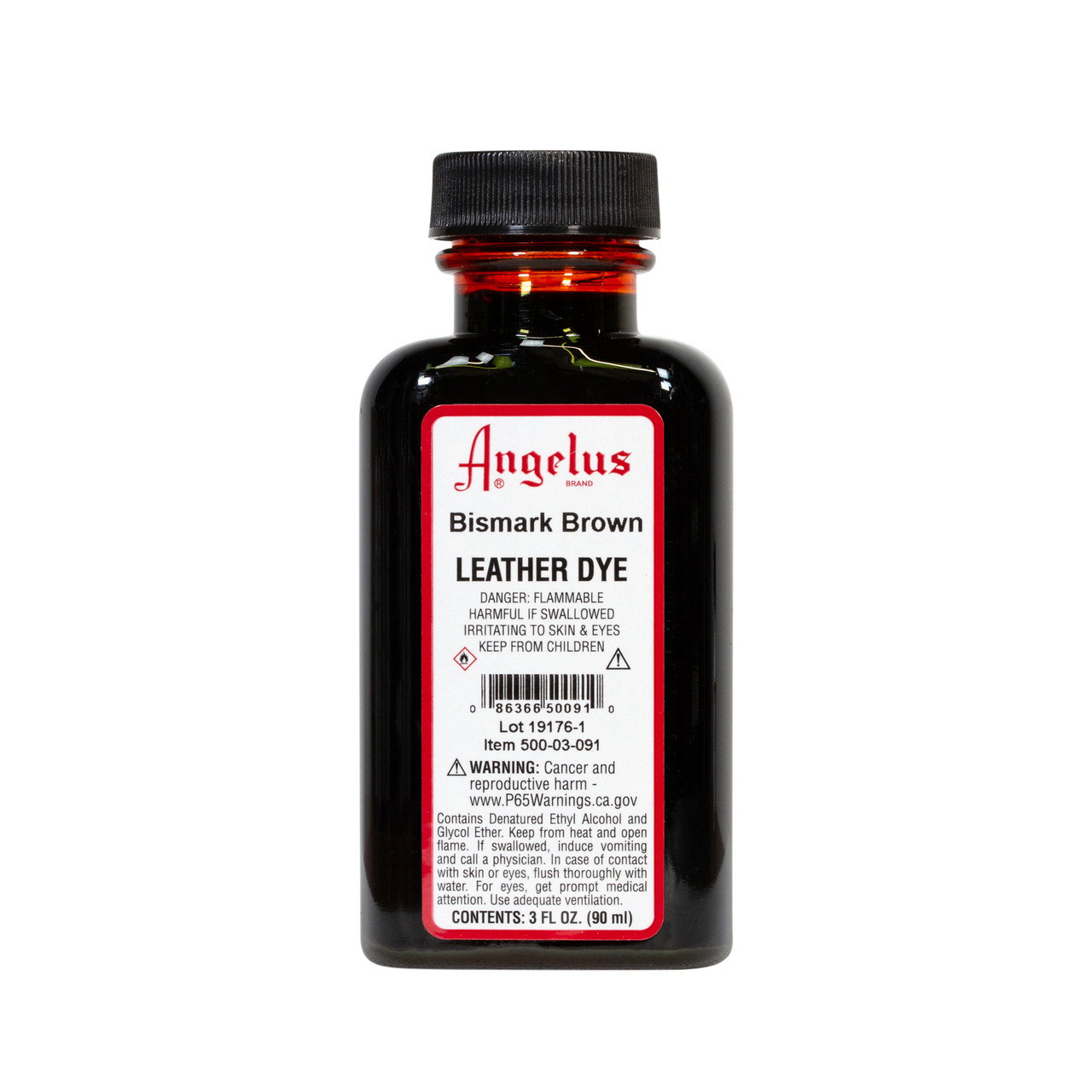Angelus Leather Dye 3 oz. Bismark Brown - (1000083743)