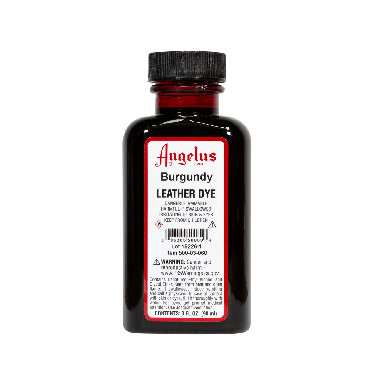 Angelus Leather Dye 3 oz. Burgundy - (1000083737)