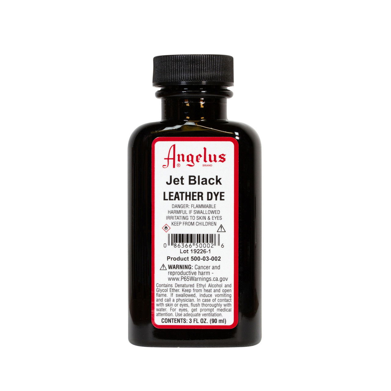 Angelus Leather Dye 3 oz. Jet Black - (1000083714)
