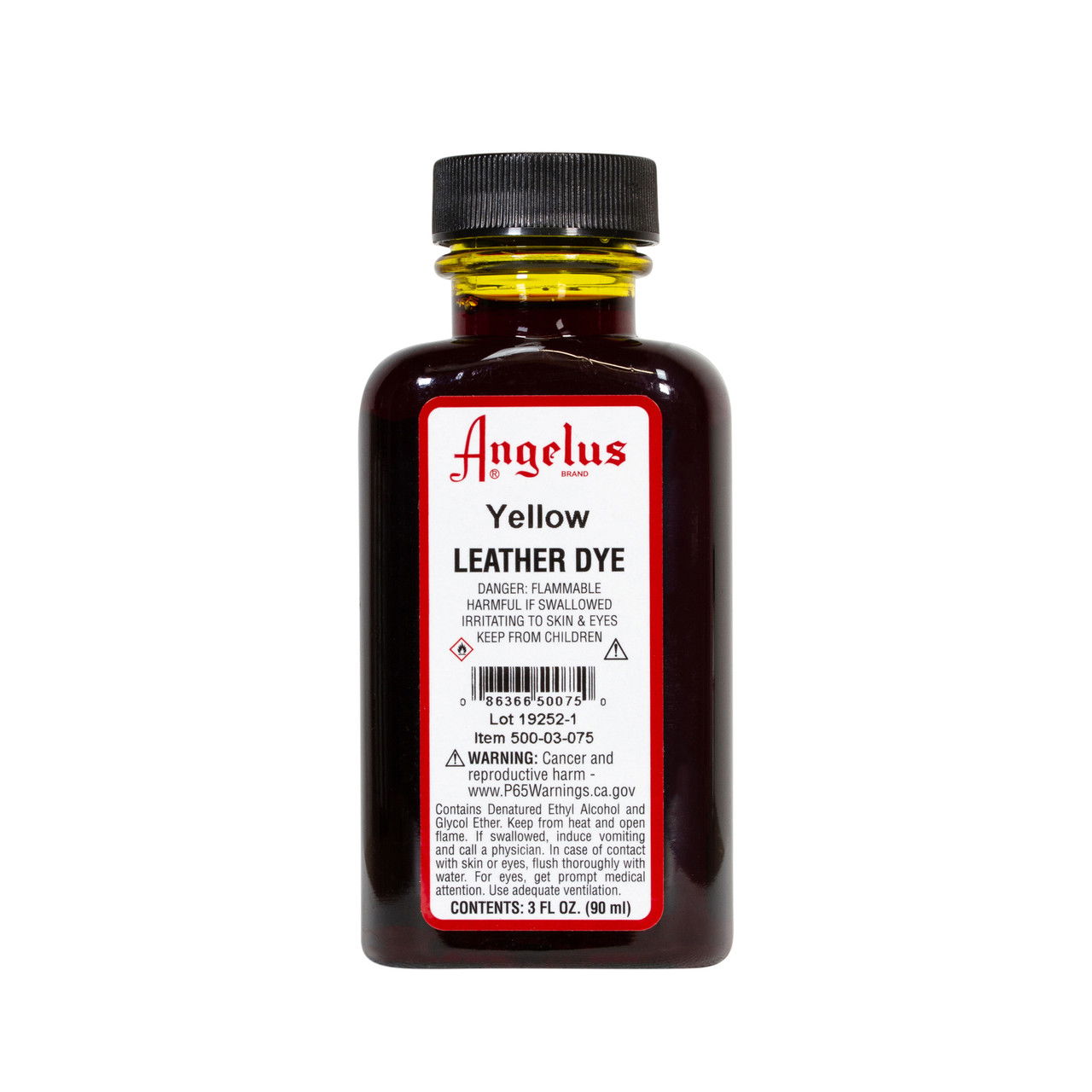 Angelus Leather Dye 3 oz. Yellow - (1000083742)