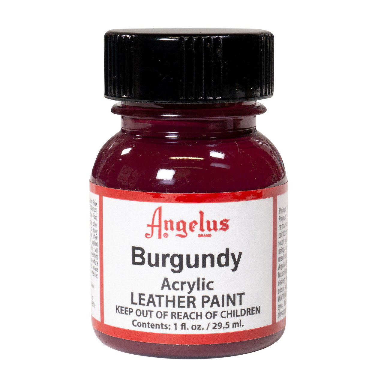 Angelus Leather Paint 1 oz. Burgundy - (1000081566)