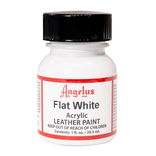Angelus Leather Paint 1 oz. Flat White - (1000081573) Angelus Leather Paint 1 oz. Flat White - (1000081573)