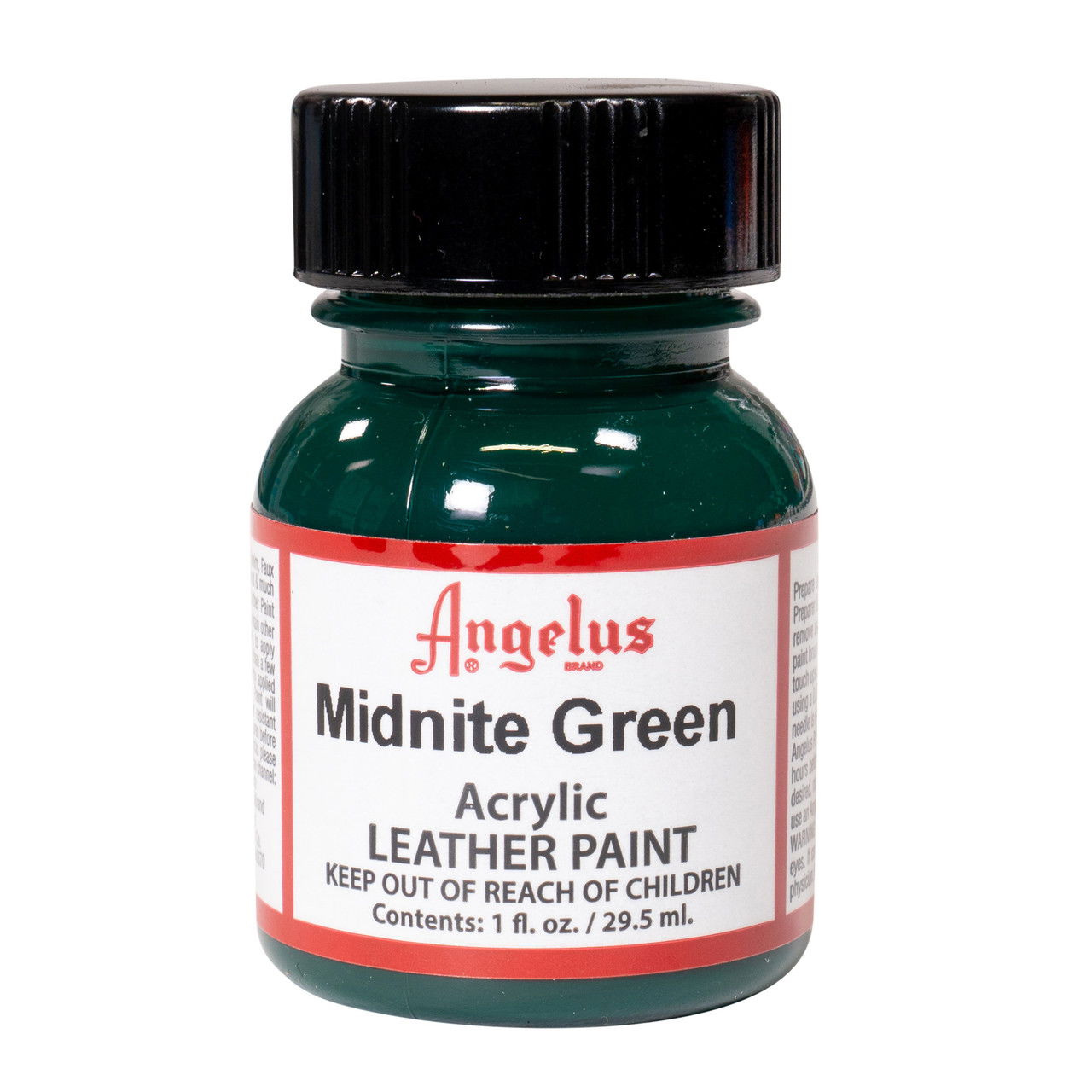 Angelus Leather Paint 1 oz. Midnight Green - (1000083791)