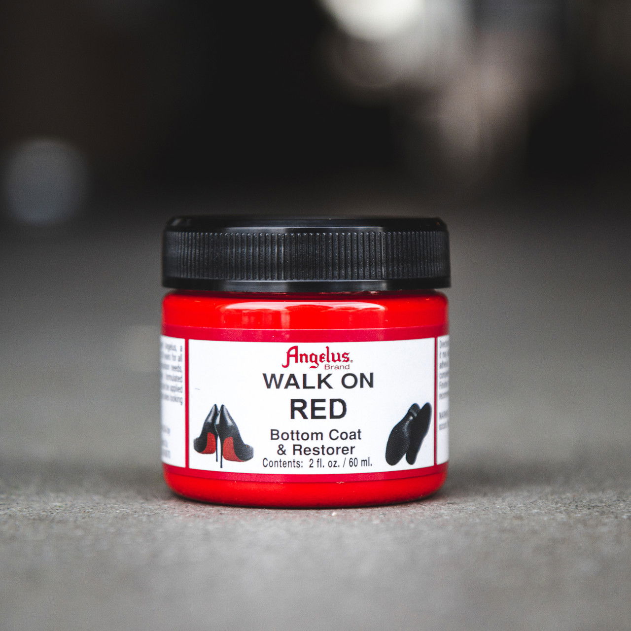 Angelus Leather Paint 2 oz. Walk On Red Bottom Coat & Restorer - (1000081614)