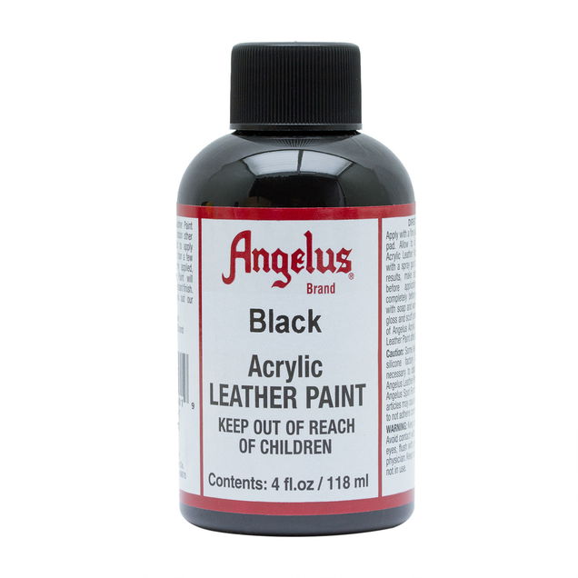 Angelus Leather Paint 4 oz. Black - (1000081597) Angelus Leather Paint 4 oz. Black - (1000081597)
