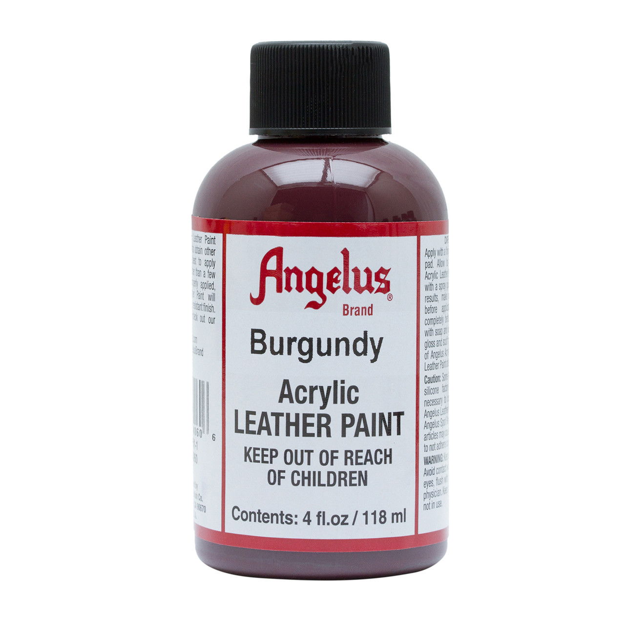 Angelus Leather Paint 4 oz. Burgundy - (1000083851)