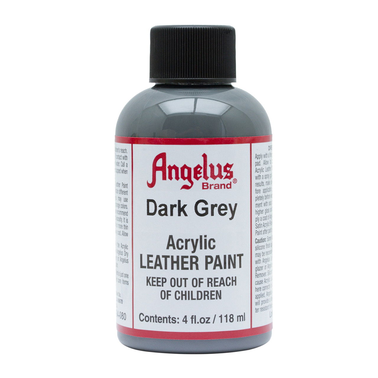 Angelus Leather Paint 4 oz. Dark Grey - (1000083853)