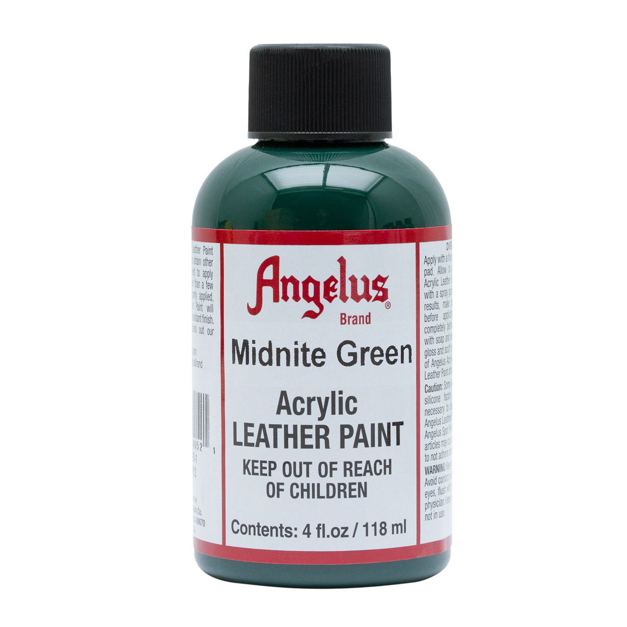 Angelus Leather Paint 4 oz. Midnight Green - (1000083850)