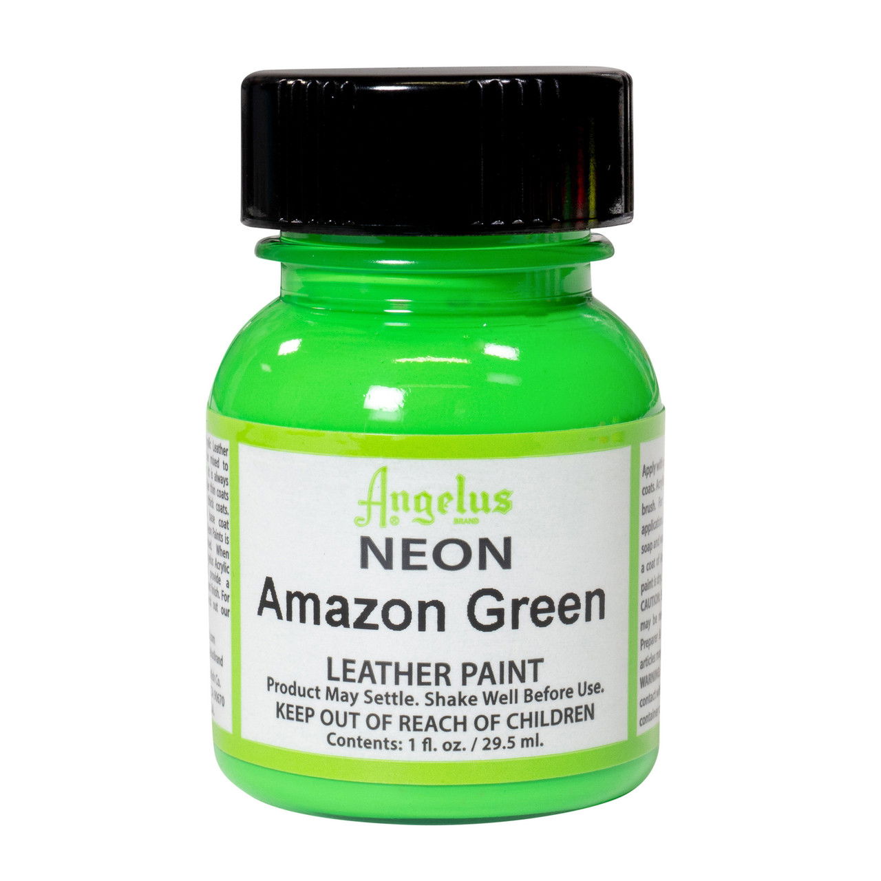 Angelus Neon Paint 1 oz. Amazon Green - (1000083914)