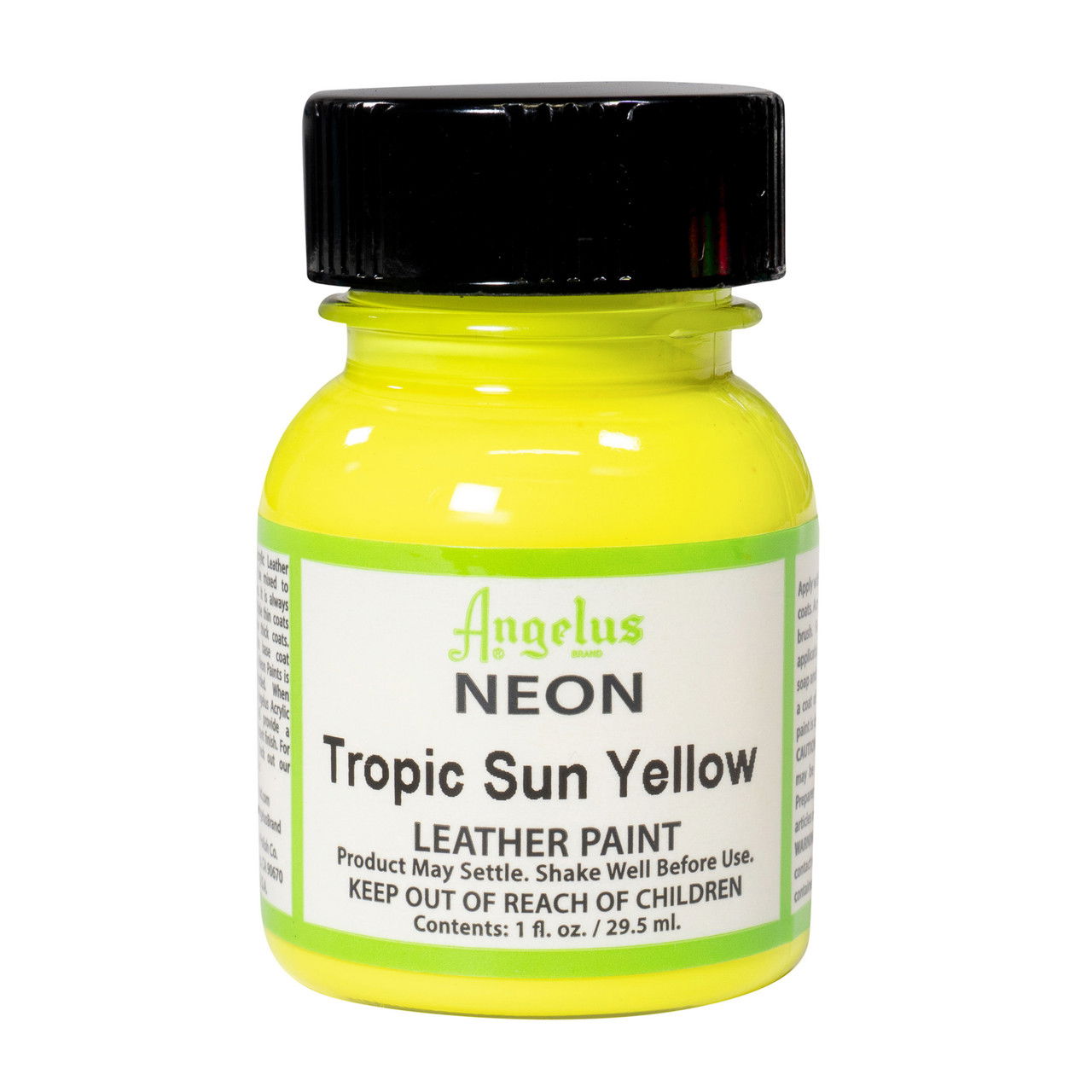 Angelus Neon Paint 1 oz. Tropic Sun Yellow - (1000083916)