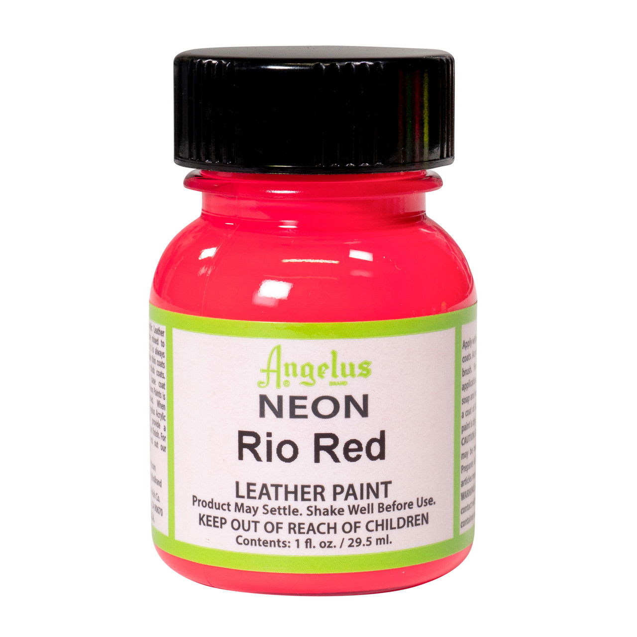 Angelus Neon Paint 1 oz. Rio Red - (1000083911)