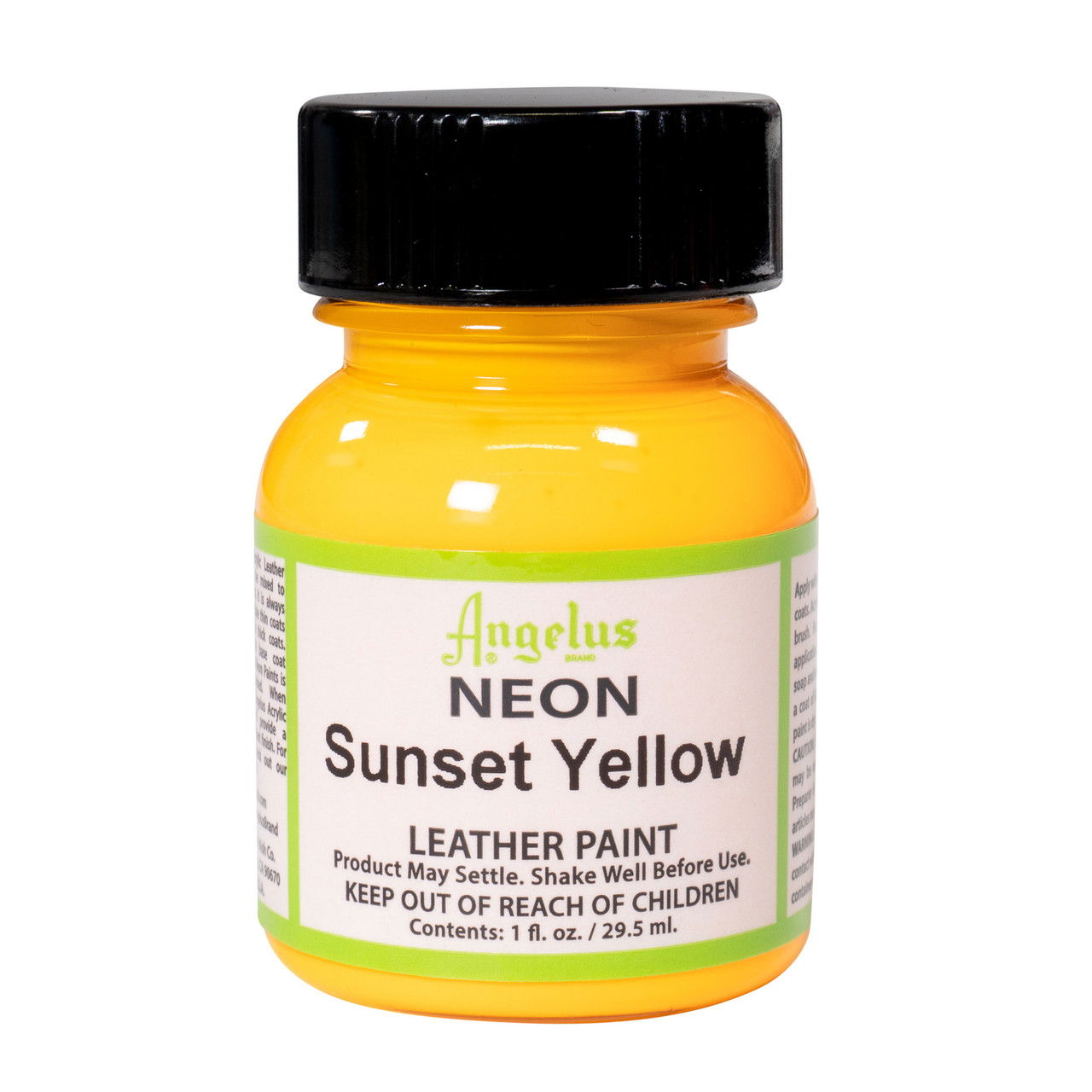 Angelus Neon Paint 1 oz. Sunset Yellow - (1000083917)