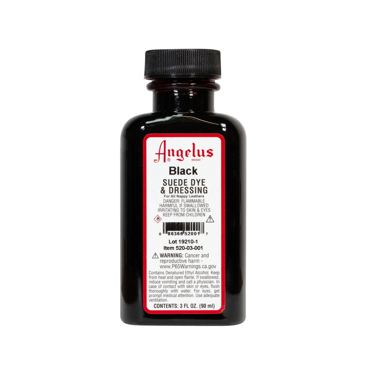 Angelus Suede Dye 3 oz. Black - (1000083753)