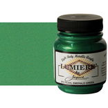 Jacquard Lumiere Fabric Color Pearl Emerald 2.25 oz. Jar - (59889) Jacquard Lumiere Fabric Color Pearl Emerald 2.25 oz. Jar - (59889)
