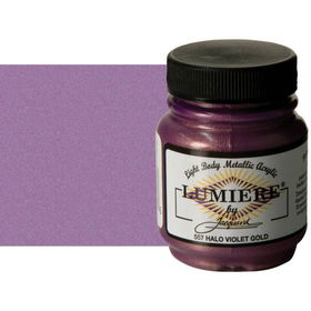 Jacquard Lumiere Fabric Color Violet Gold 2.25 oz. Jar - (200011668)