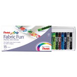 Pentel Fabric Fun 15 Set Dye Sticks - (100036633) Pentel Fabric Fun 15 Set Dye Sticks - (100036633)