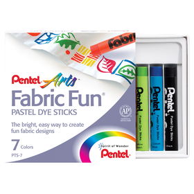 Pentel Fabric Fun 7 Set Dye Sticks - (100036632)