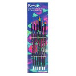 Beste Golden Taklon Short Handle Brushes Value 6 Set - (72440) Beste Golden Taklon Short Handle Brushes Value 6 Set - (72440)