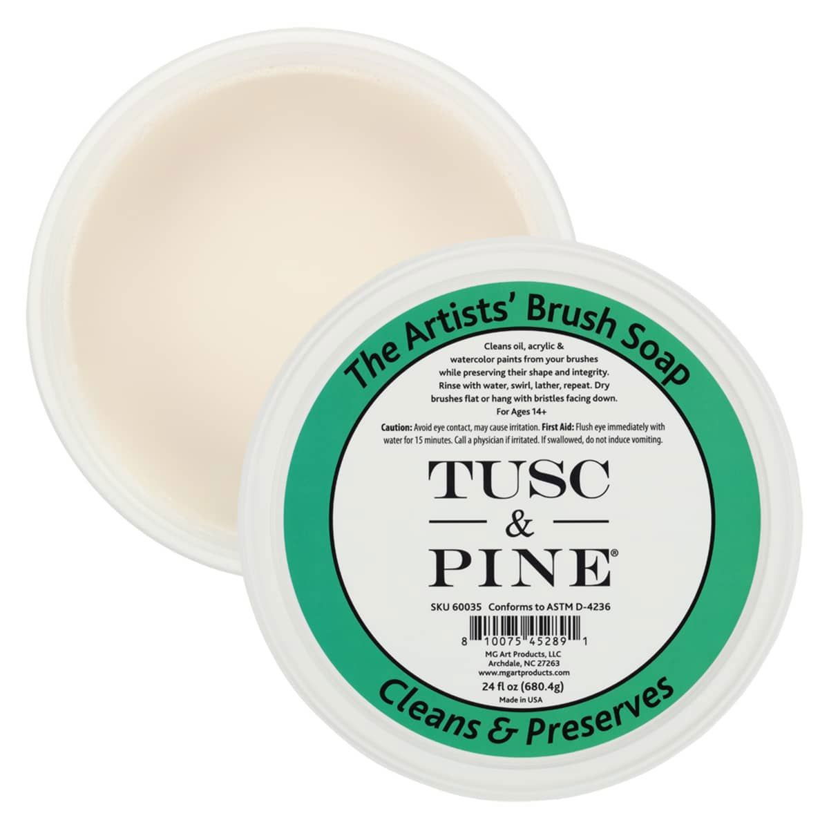 Tusc & Pine Artist Brush Soap 24oz. - (200045162)