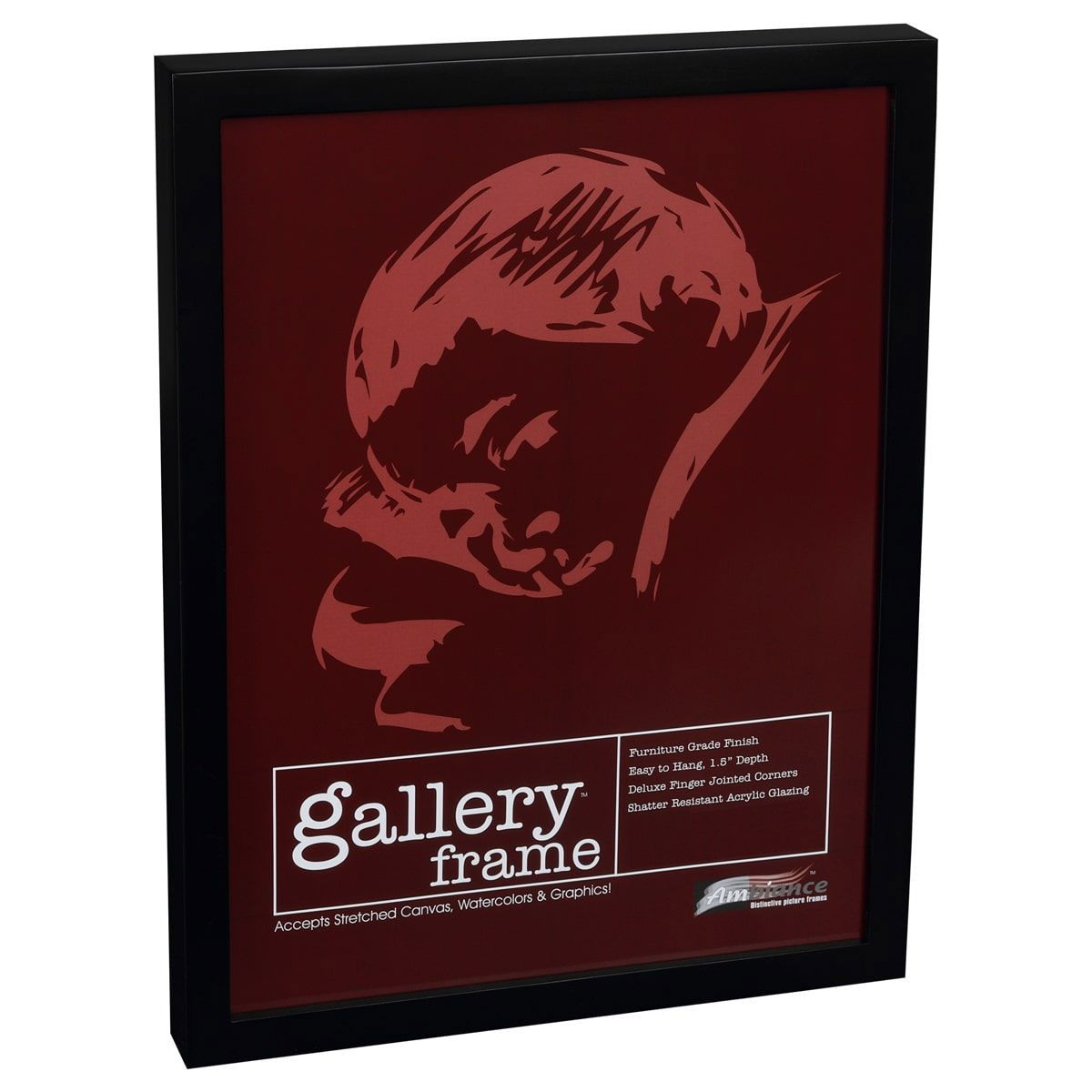 Ambiance Gallery Wood Frame 11x17 in. Black - (92633)
