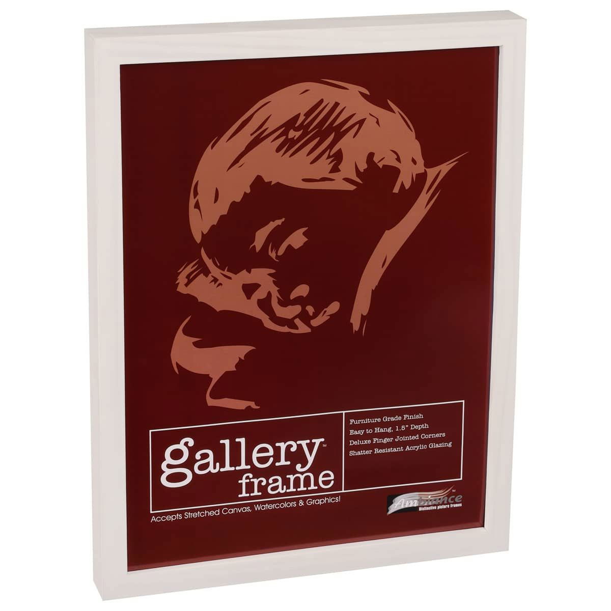 Ambiance Gallery Wood Frame 8.5x11 in. Whitewash - (92644)