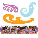 First Impressions Elodie Stencil Set of 3 In Resealable Pouch - (92742)