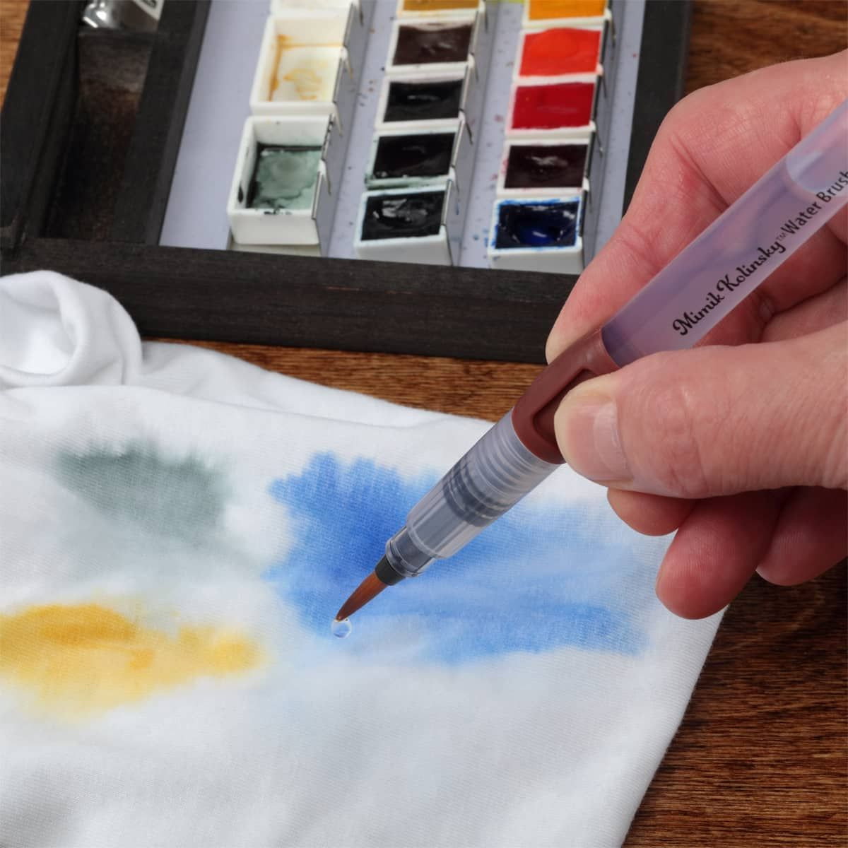 Mimik Synthetic Kolinsky Waterbrush Small Round - (92743)