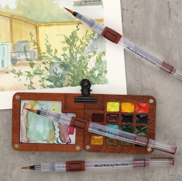 Mimik Kolinsky Synthetic Water Brushes Mimik Kolinsky Synthetic Water Brushes