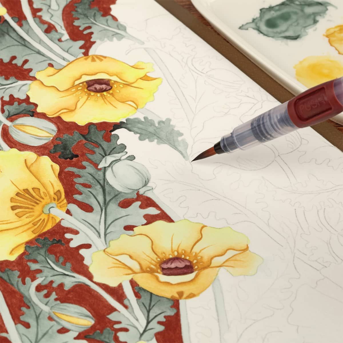 Mimik Kolinsky Synthetic Water Brushes