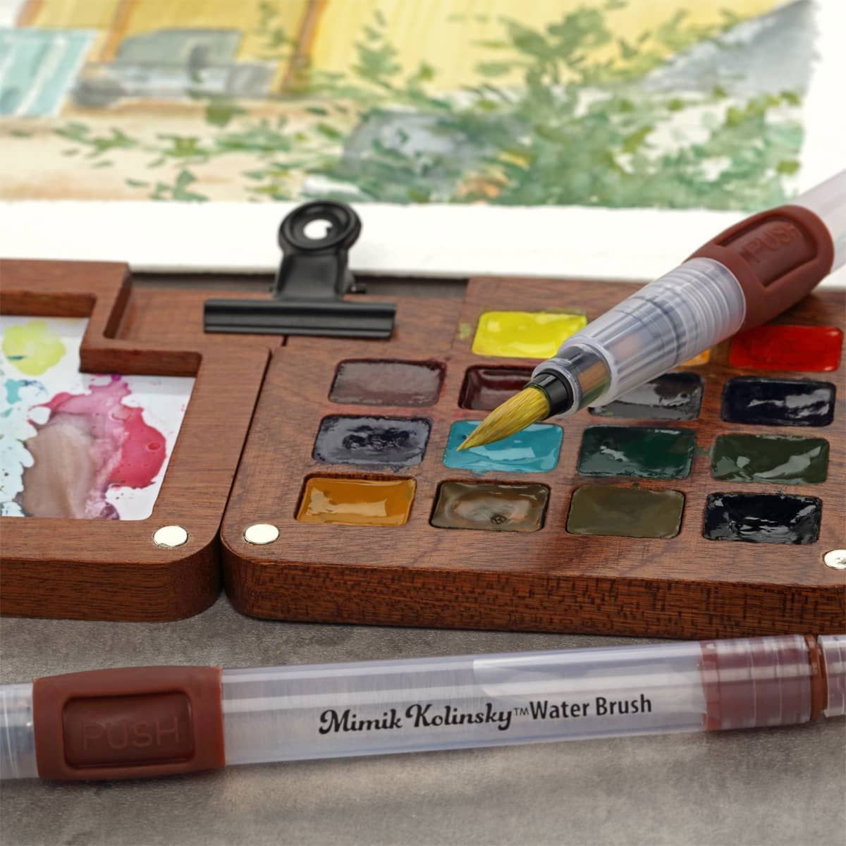 Mimik Kolinsky Synthetic Water Brushes
