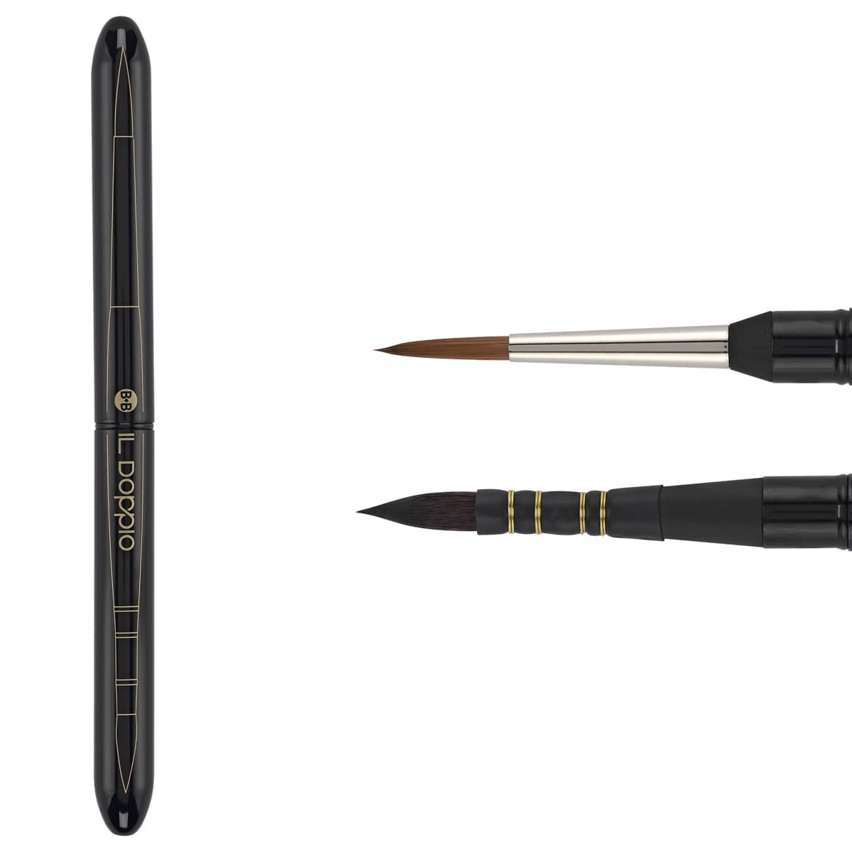 Borciani e Bonazzi Il Doppio Brush Series 710 Size 1 Travel Brush - (200044740)