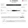 Borciani e Bonazzi Il Doppio Brush Series 710 Size 1 Travel Brush - (200044740) Borciani e Bonazzi Il Doppio Brush Series 710 Size 1 Travel Brush - (200044740)