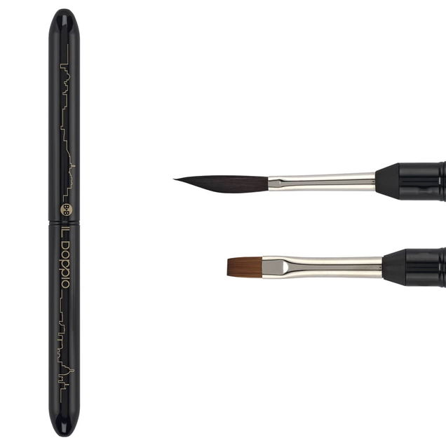 Borciani e Bonazzi Il Doppio Brush Series 710 Size 2 Travel Brush - (200044741) Borciani e Bonazzi Il Doppio Brush Series 710 Size 2 Travel Brush - (200044741)