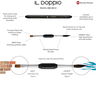 Borciani e Bonazzi Il Doppio Brush Series 710 Size 2 Travel Brush - (200044741) Borciani e Bonazzi Il Doppio Brush Series 710 Size 2 Travel Brush - (200044741)