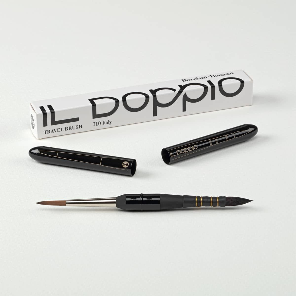 Borciani Bonazzi Il Doppio Travel Brushes
