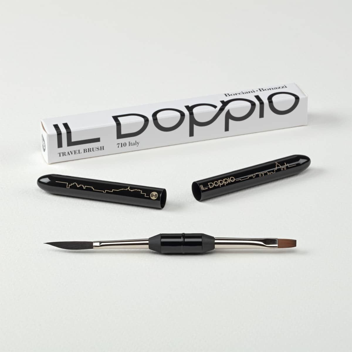 Borciani Bonazzi Il Doppio Travel Brushes