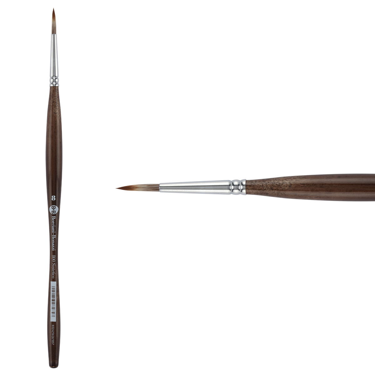 Unico Series 800 Synthetic Mongoose Round Sz 8 w/ Balanced Handle - (200044756)