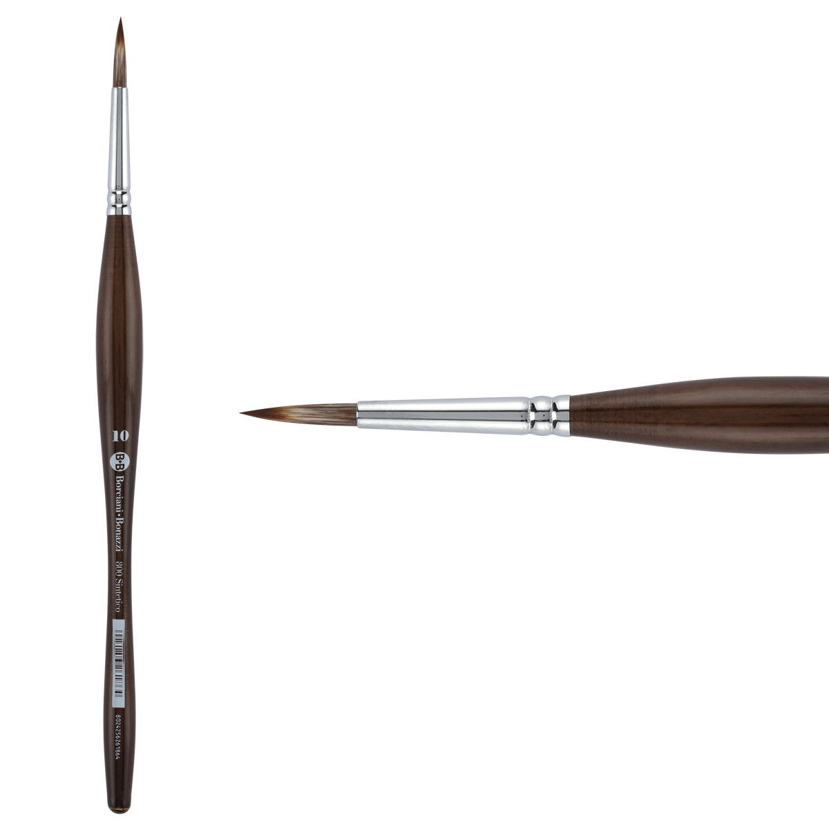 Unico Series 800 Synthetic Mongoose Round Sz 10 w/ Balanced Handle - (200044757)