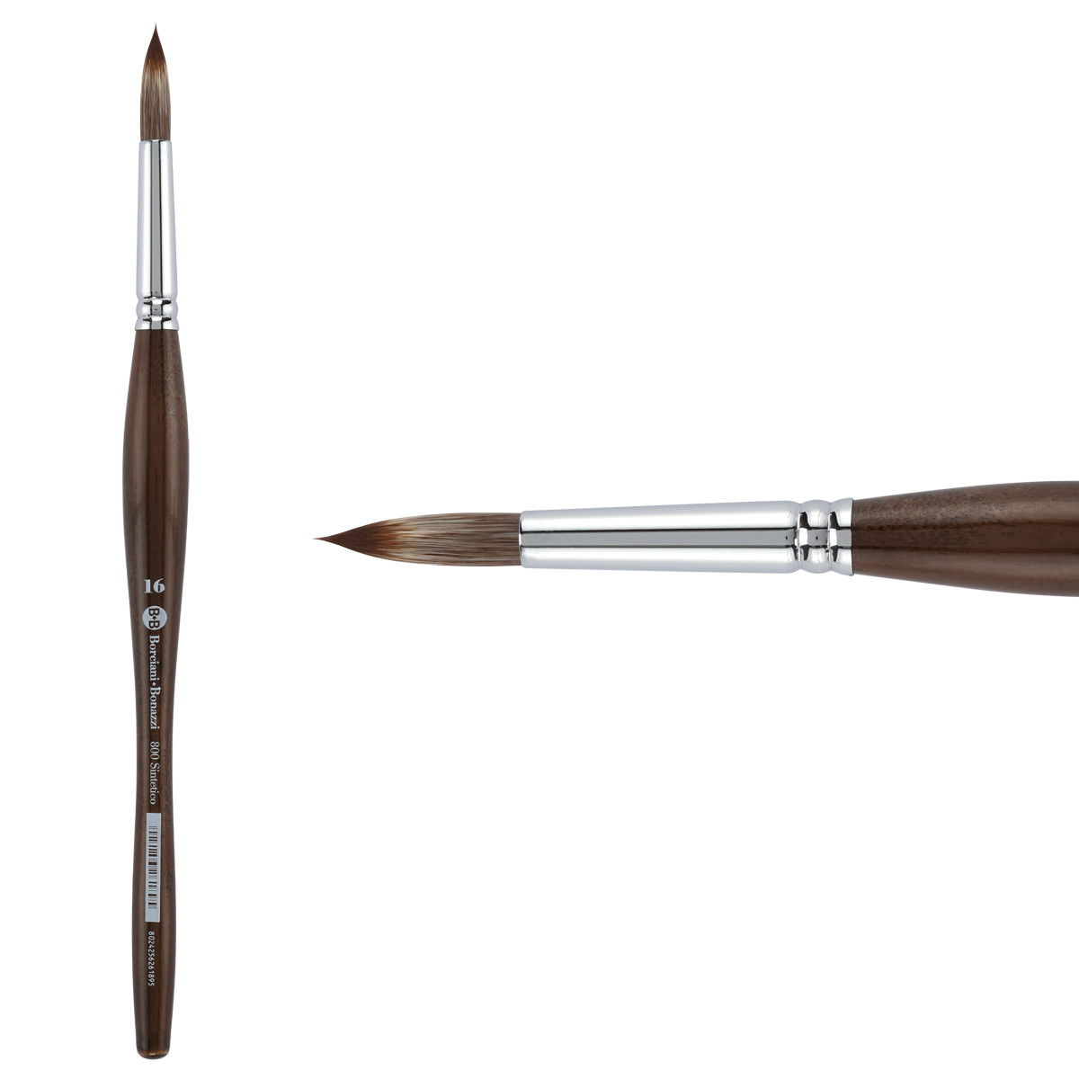 Unico Series 800 Synthetic Mongoose Round Sz 16 w/ Balanced Handle - (200044760)