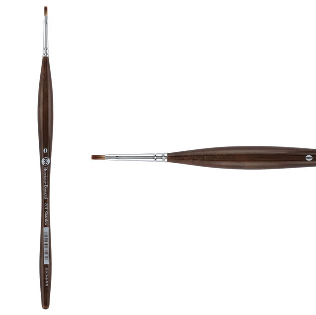 Unico Series 801 Synthetic Mongoose Flat Sz 0 w/ Balanced Handle - (200044764) Unico Series 801 Synthetic Mongoose Flat Sz 0 w/ Balanced Handle - (200044764)