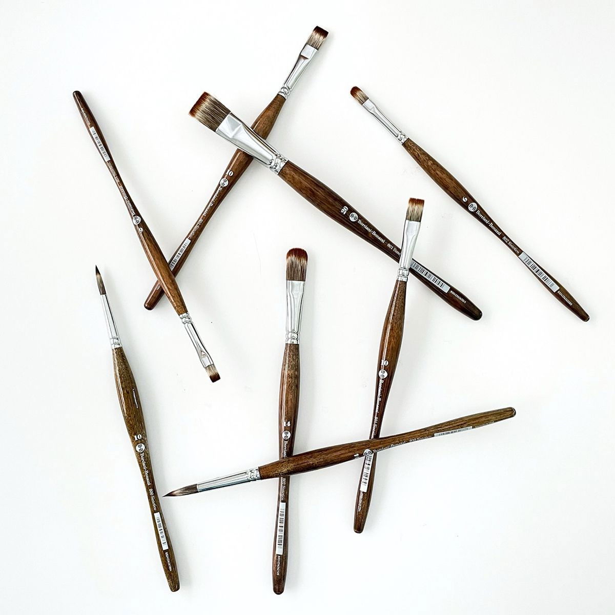 Borciani Bonazzi UNICO Synthetic Mongoose Brushes