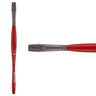 Unico Series 811 Synthetic Silver Flat Brush Sz 12 w/ Balanced Handle - (200044811) Unico Series 811 Synthetic Silver Flat Brush Sz 12 w/ Balanced Handle - (200044811)