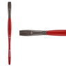 Unico Series 811 Synthetic Silver Flat Brush Sz 14 w/ Balanced Handle - (200044812) Unico Series 811 Synthetic Silver Flat Brush Sz 14 w/ Balanced Handle - (200044812)