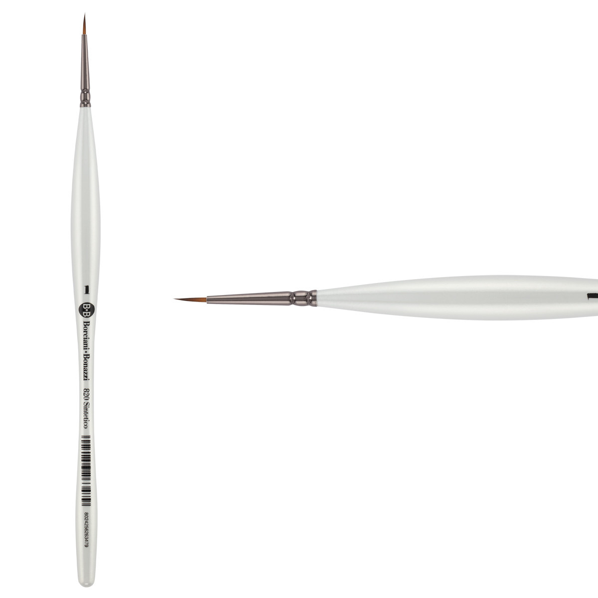 Unico Series 820 Fiammato Synthetic Fiber Round Sz 1 w/ Balanced Handle - (200044830)