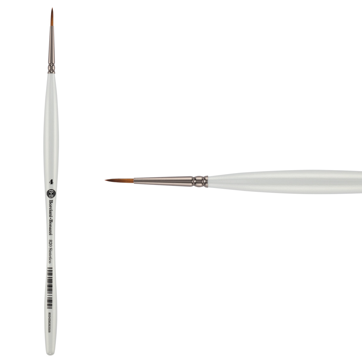 Unico Series 820 Fiammato Synthetic Fiber Round Sz 4 w/ Balanced Handle - (200044833)