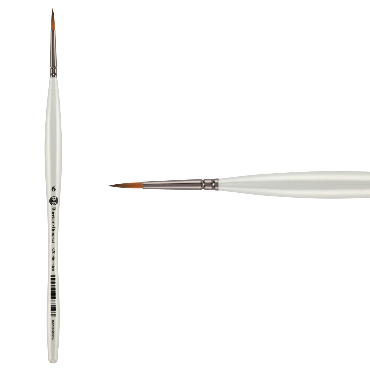 Unico Series 820 Fiammato Synthetic Fiber Round Sz 6 w/ Balanced Handle - (200044835)